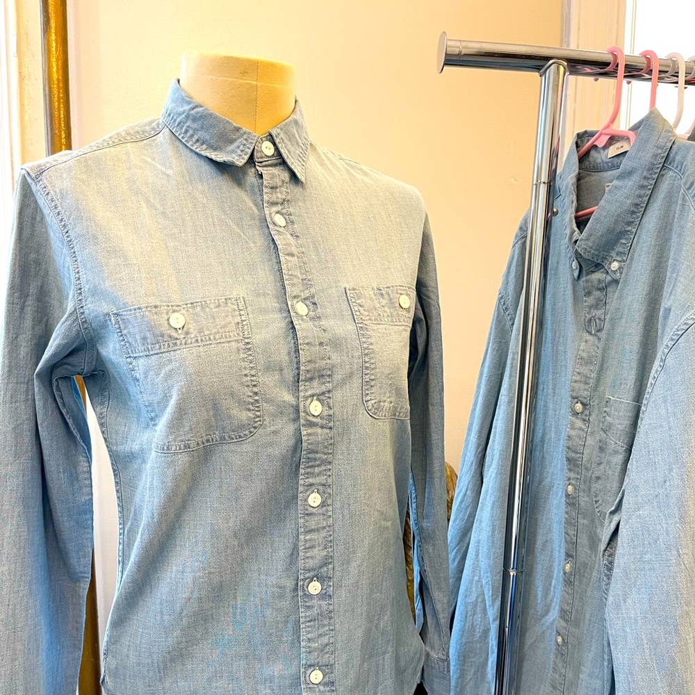 J. Crew NWT Organic, Slim untucked